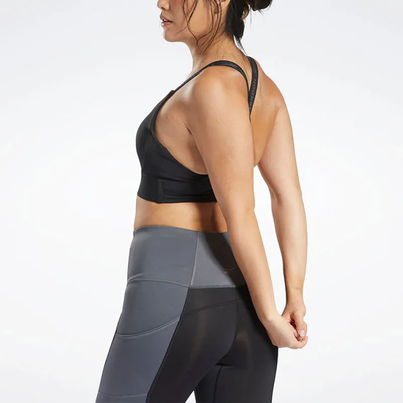 Reebok KIREIFIT SPORTS BRA Sports Underwear Women's Black-3