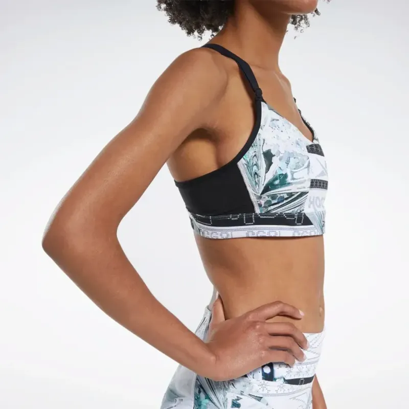 Reebok Ts Hero Strppy Bra- Gift Sports Underwear Women's White-5