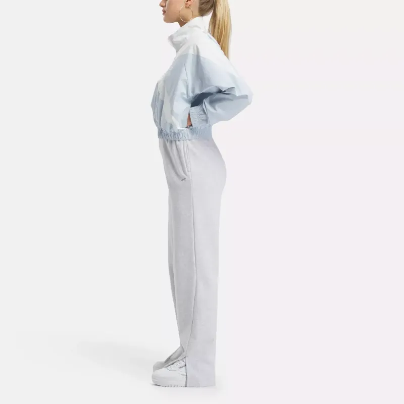 Reebok CYCLED Collection CLASSICS FRANCHISE TRACK JACK Jackets Coats Women's Light Blue-4