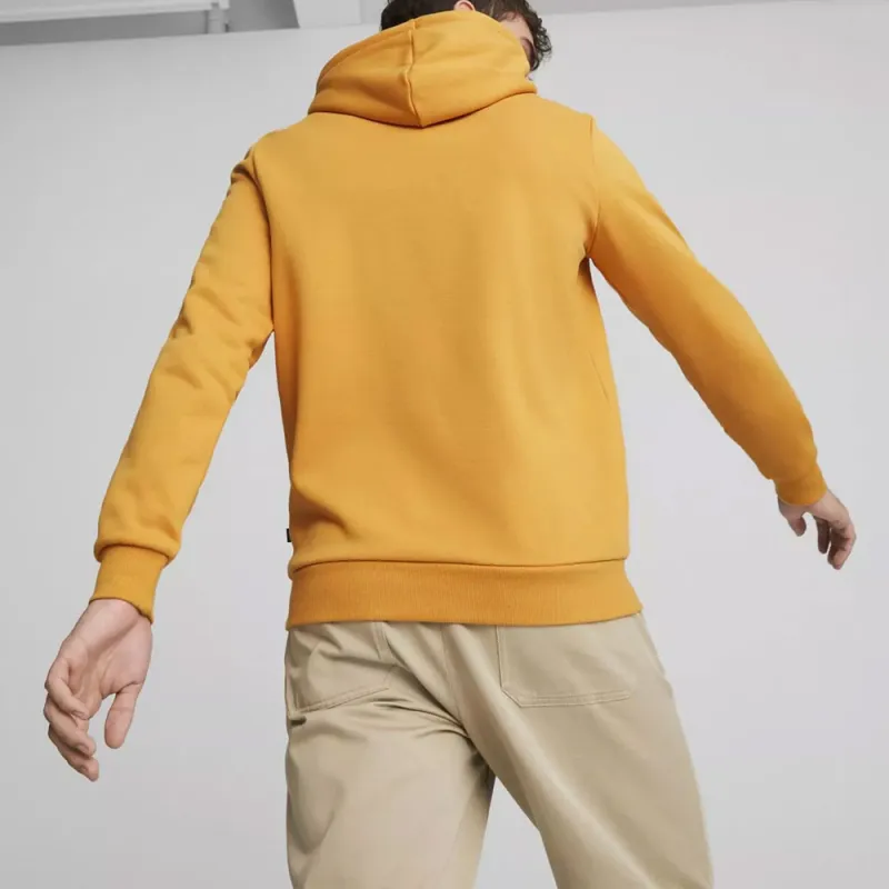 PUMA ESS SMALL LOGO HOODIE FL S Sweatshirt Men's Orange-3