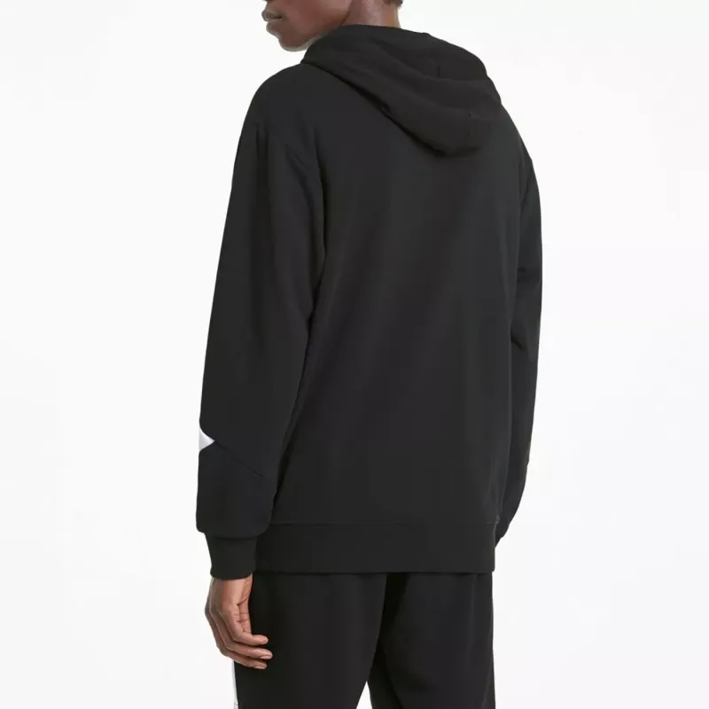 PUMA Hooded Sweatshirt REBEL FZ HOODIE TR Sweatshirt Men's Gray-4