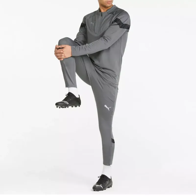 PUMA TEAMFINAL TRAINING PANTS SMOKED PEARL PU Knitted Sweatpants Men's Gray-2