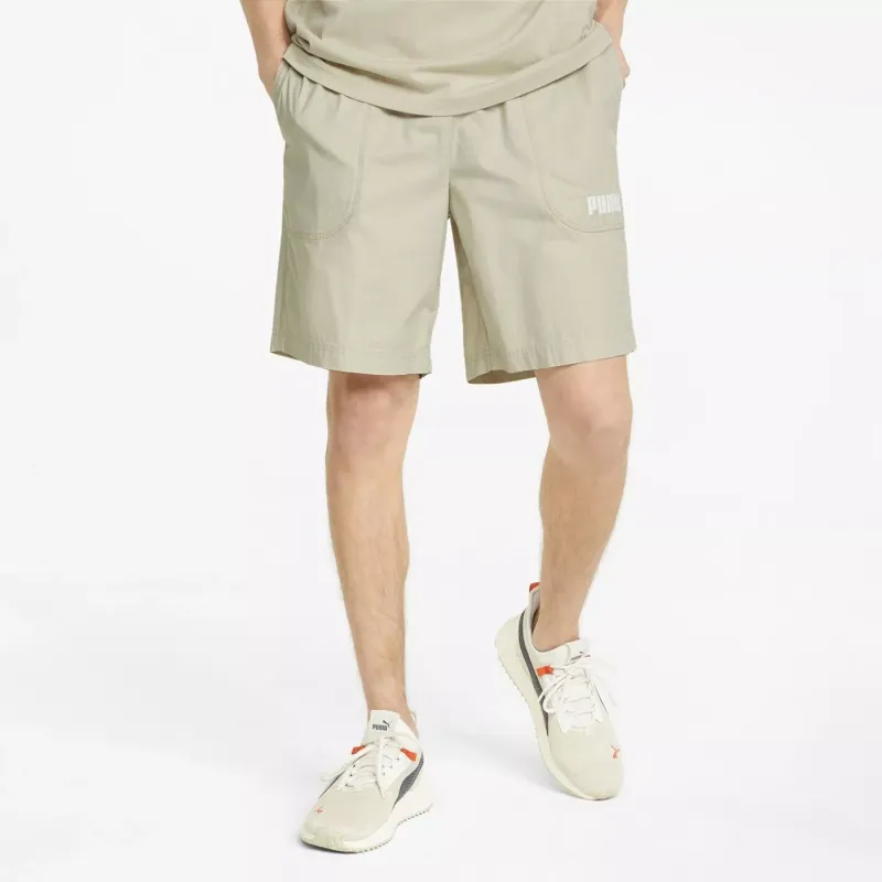 PUMA MODERN BASICS CHINO SHORTS 8' PUTTY Casual Shorts Men's Khaki-3