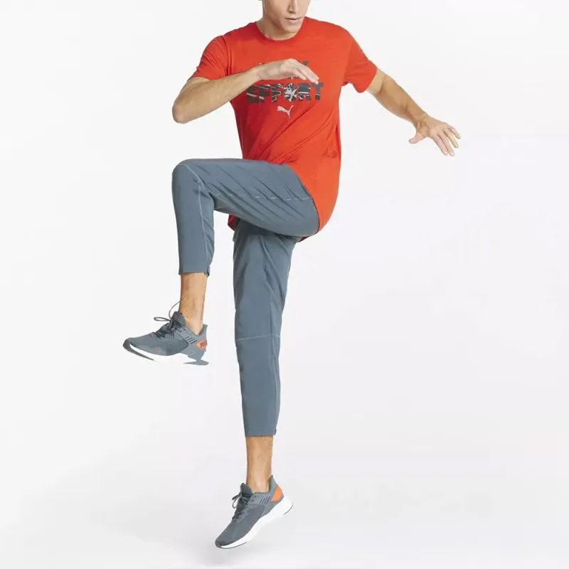 PUMA PERFORMANCE EMPOWERING SLOGAN SS TEE REC T-Shirt Men's Orange-2