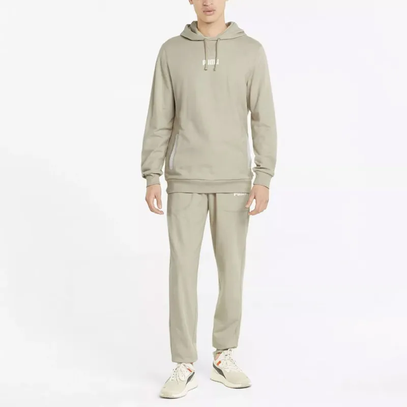 PUMA MODERN BASICS HOODIE TR PUTTY Sweatshirt Men's Light Brown-4