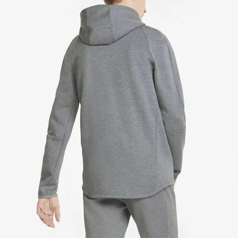 PUMA EVOSTRIPE FULL ZIP HOODIE MEDIUM GRAY HE Sweatshirt Men's Gray-2
