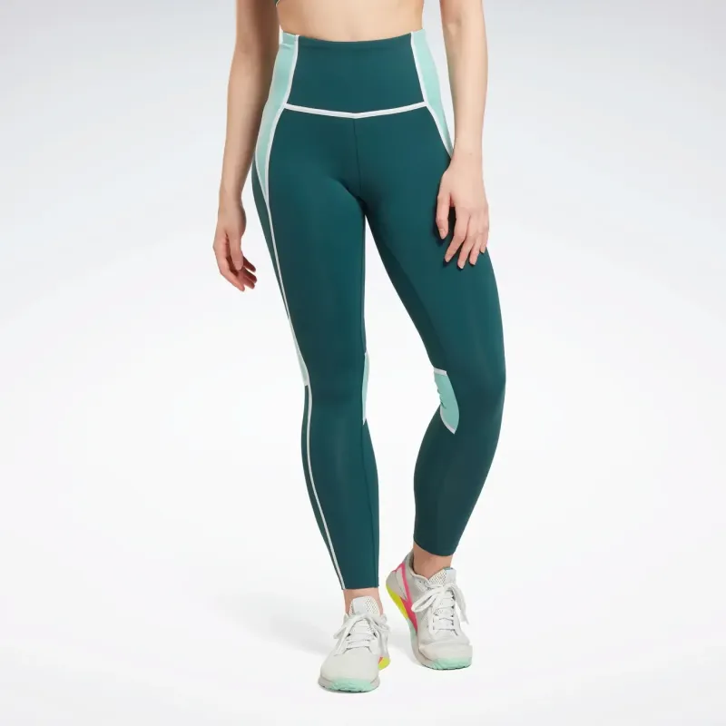 Reebok TS LUX HR TIGHT- CB Athletic Trousers Women's Forest Green-2