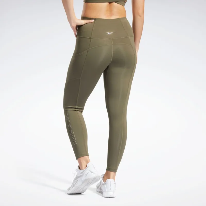 Reebok KireiFit Tights Athletic Trousers Women's Green-2