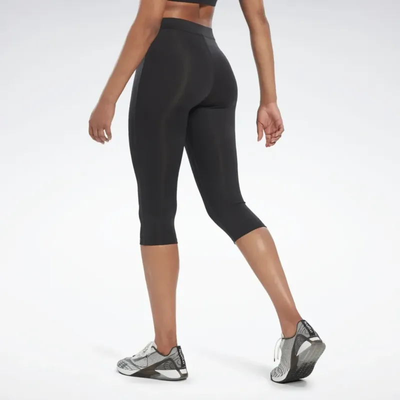 Reebok WORKOUT READY BASIC CAPRI TIGHTS Athletic Trousers Women's Black-2