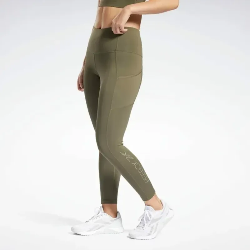 Reebok KireiFit Tights Athletic Trousers Women's Green-3