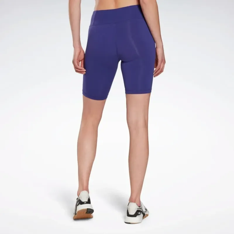 Reebok Identity Fitted Logo Shorts Sports Shorts Women's Purple-4