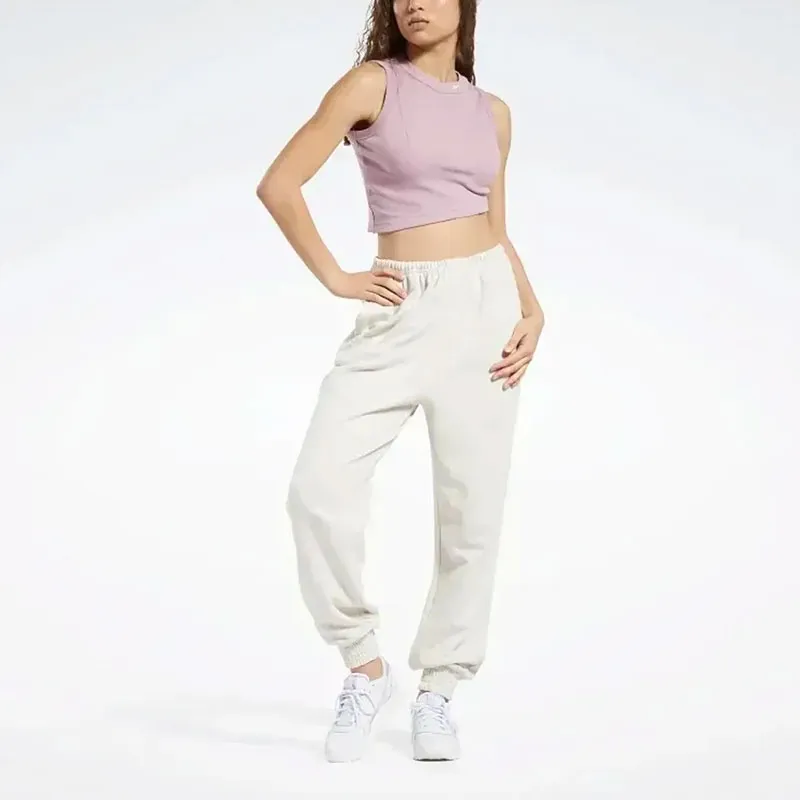 Reebok CL AE ARCHIVE FIT FT PANT Knitted Sports Pants Women's White-3