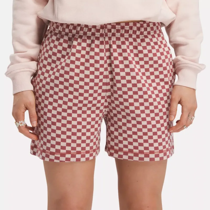 Reebok CLASSICS Y2K ALLOVER PRINT SHORTS Casual Shorts Women's Red-5