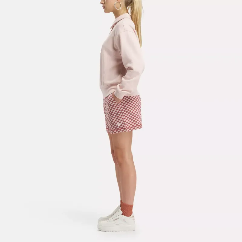 Reebok CLASSICS Y2K ALLOVER PRINT SHORTS Casual Shorts Women's Red-4