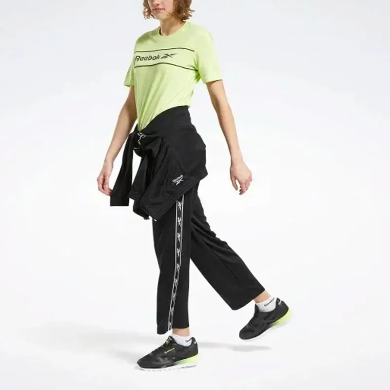 Reebok Cl F Vector Tape Pants Knitted Sports Pants Women's Black-4