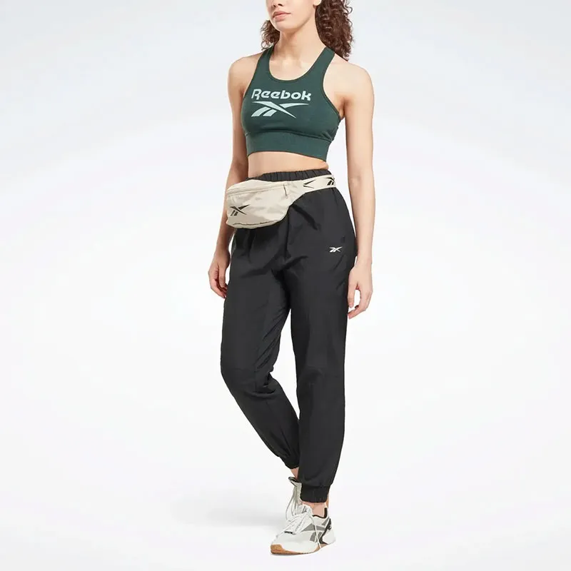 Reebok WORKOUT READY WOVEN JOGGERS Knitted Sports Pants Women's Black-1