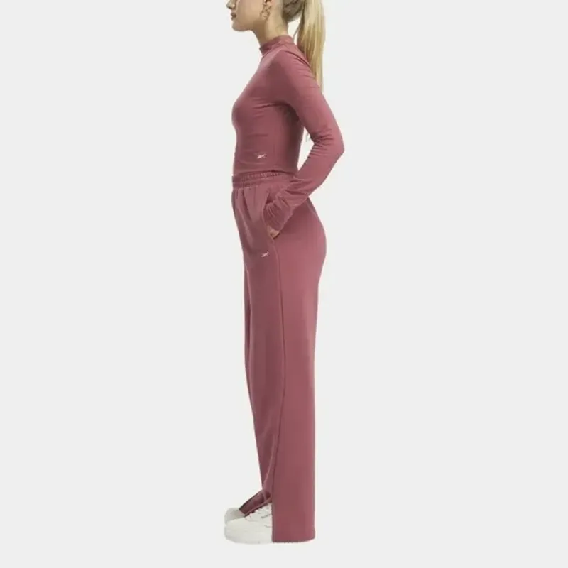 Reebok CLASSIC WDE STRAIGHT LEG PANT Casual Pants Women's Red-3