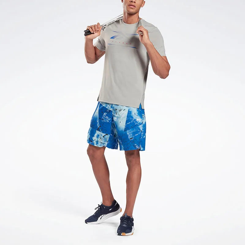 Reebok Epic Lightweight Sports Shorts Men's Palace Blue-1