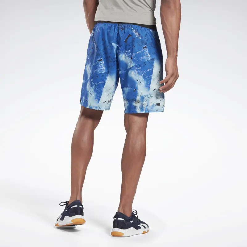 Reebok Epic Lightweight Sports Shorts Men's Palace Blue-3