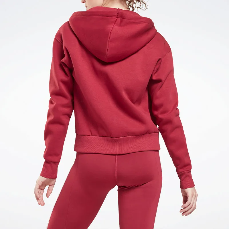 Reebok Identity Zip-Up Sweatshirt Women's Red-3
