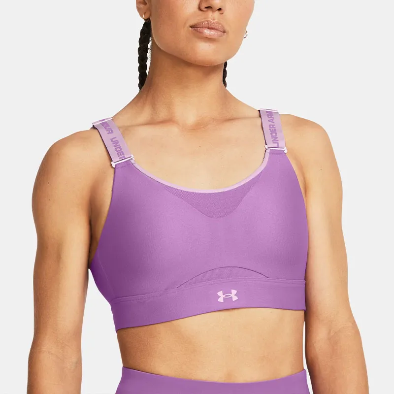 Under Armour Infinity 2.0 High Sports Bra Sports Underwear Women's Purple-2