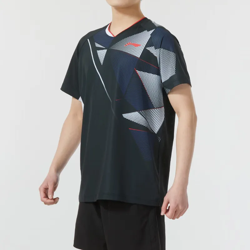 LiNing Badminton Series T-Shirt Unisex Black-2