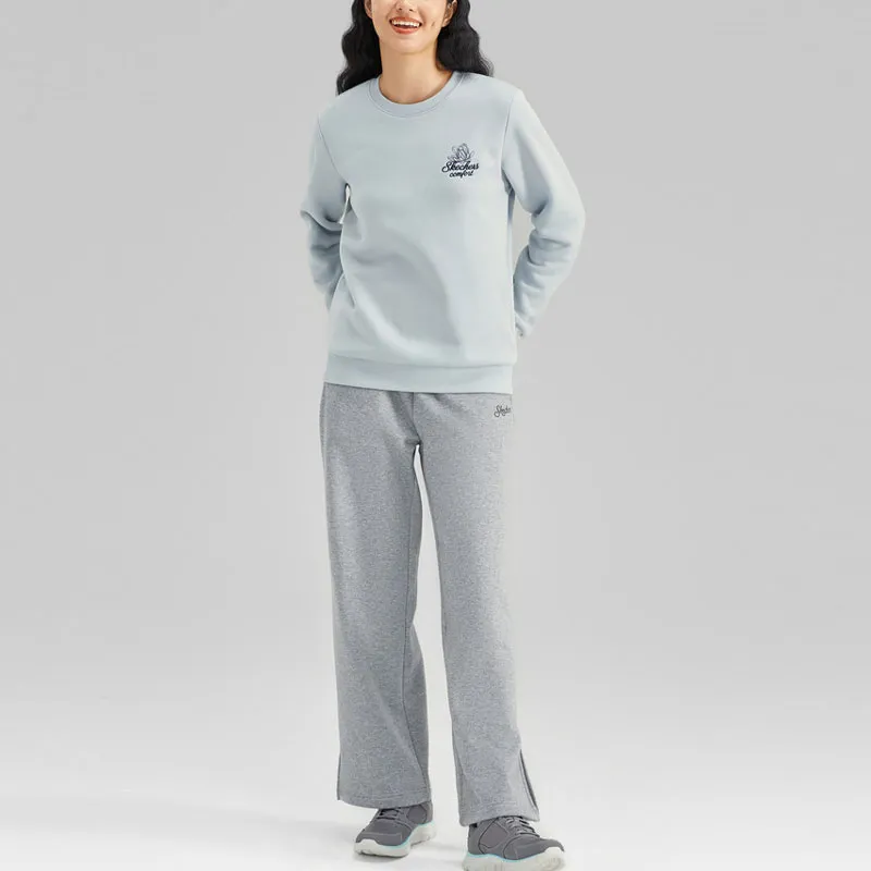 Skechers Colorful Casual Pants Women's Medium Heather Gray-1