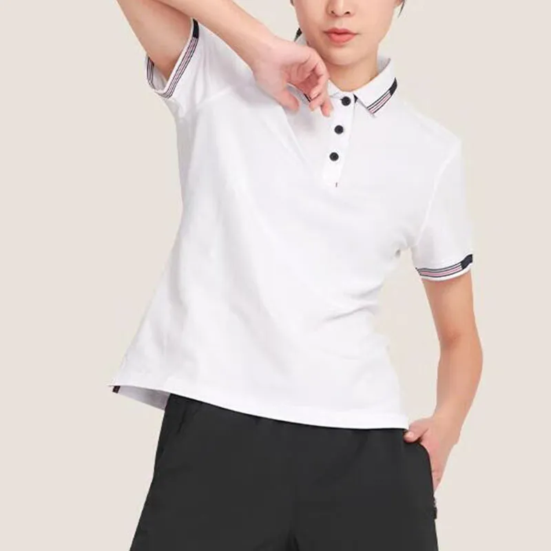 LiNing Polo Shirt Women's Standard White-1