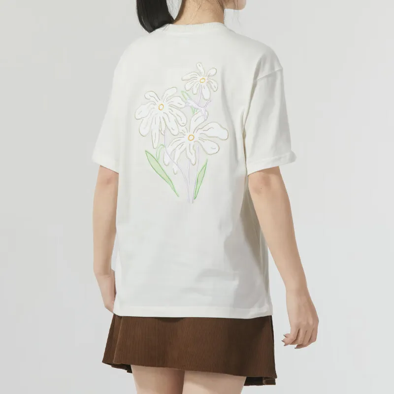 PUMA Drop Shoulder Sleeve T Shirt Women's White-2