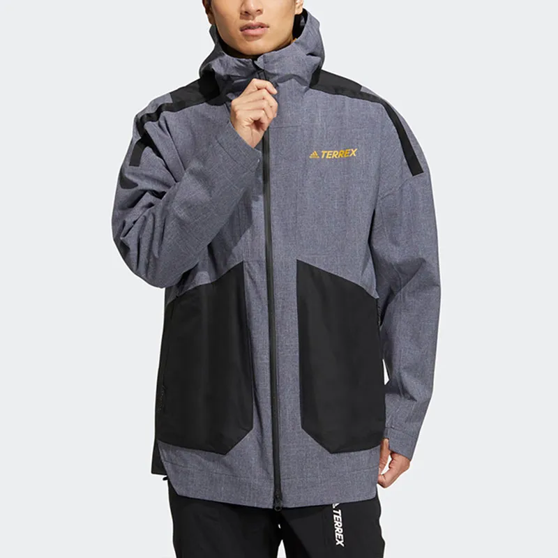 Adidas Jackets Coats Unisex Gray-2