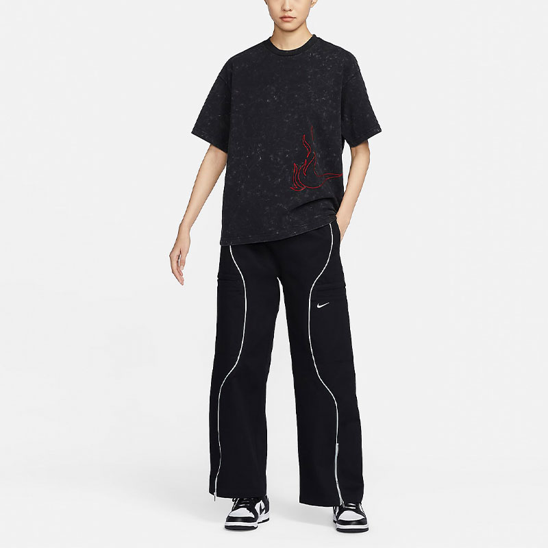 Nike CNY Collection T-Shirts Unisex Black XL - POIZON