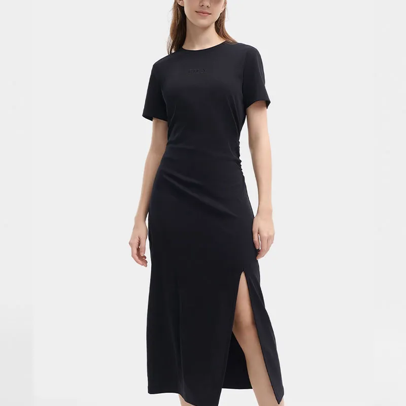 FILA Short Sleeved Dresses Women's Jet Black-4