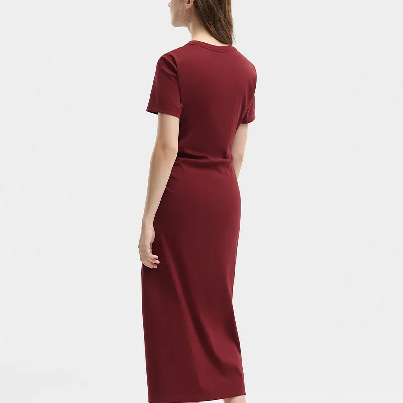 FILA Short Sleeved Dresses Women's Reddish Brown-2