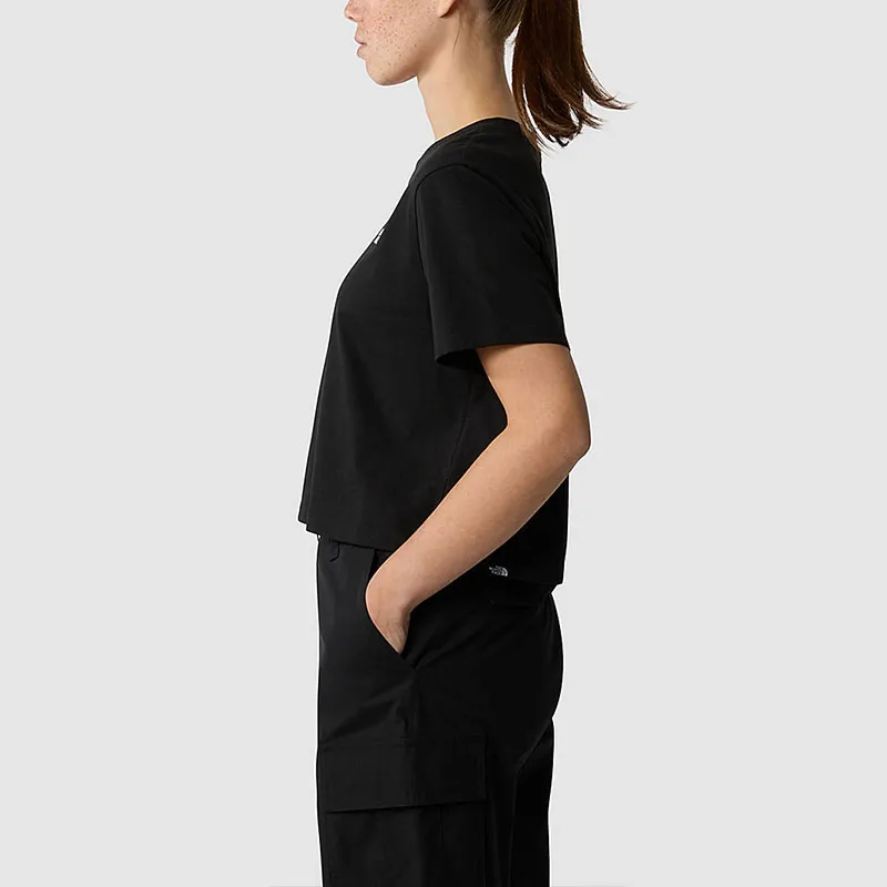 THE NORTH FACE Logo Printed Cropped T Shirt-4