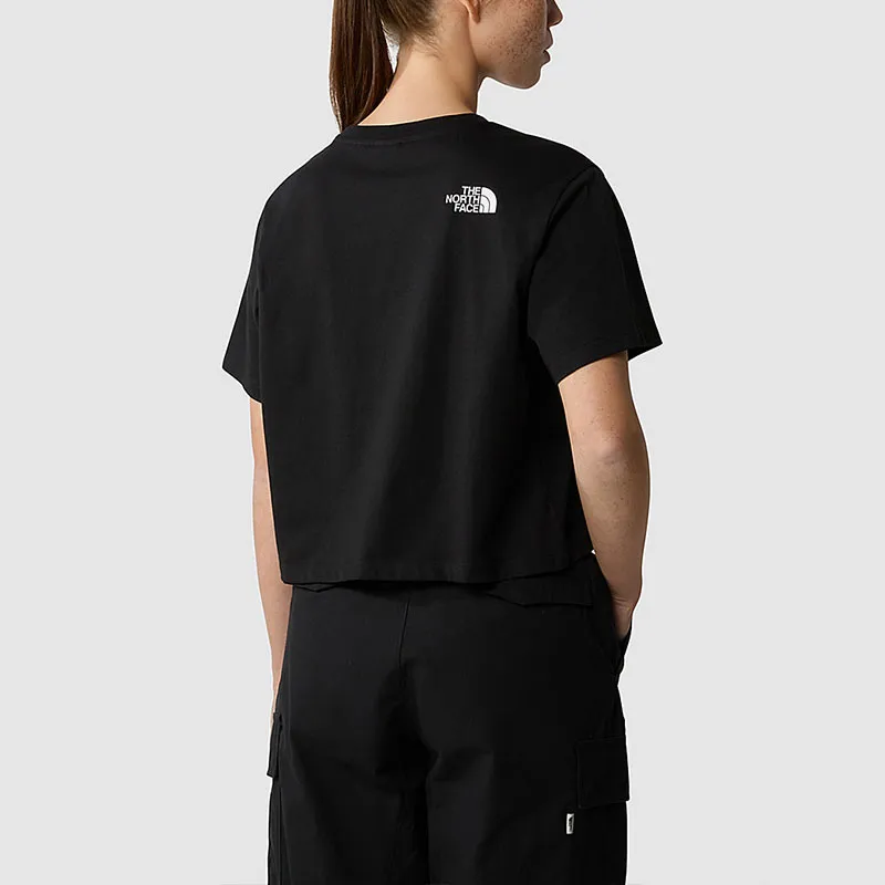 THE NORTH FACE Logo Printed Cropped T Shirt-3
