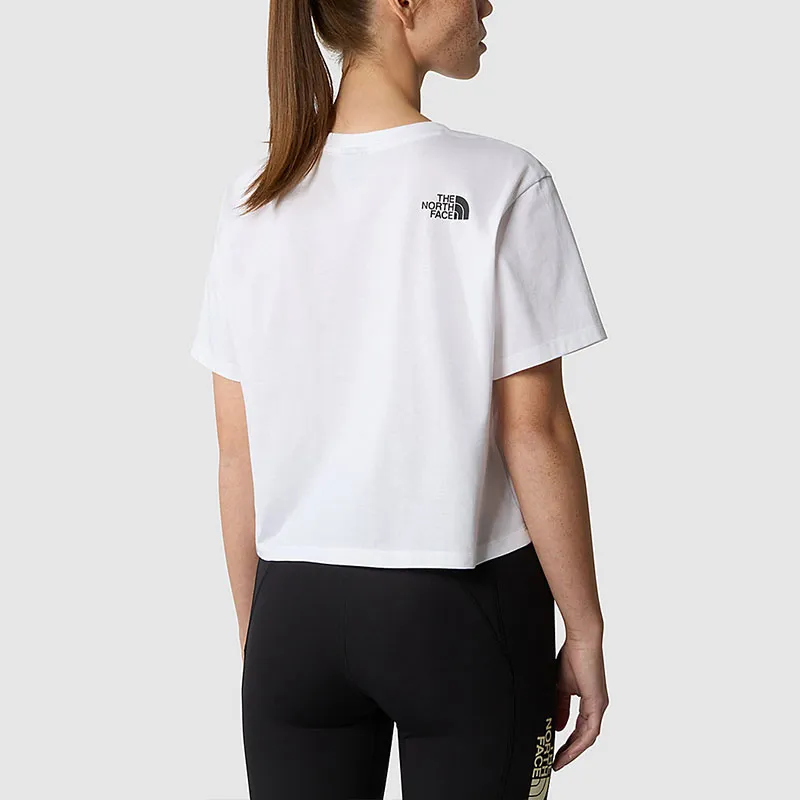 THE NORTH FACE Logo Printed Cropped T Shirt-3