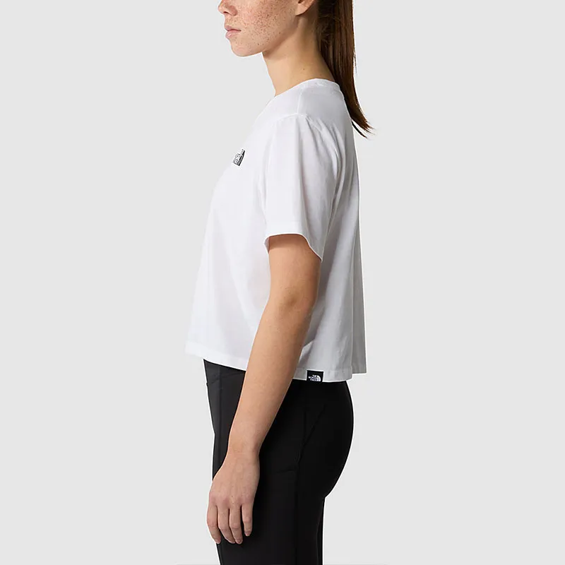 THE NORTH FACE Logo Printed Cropped T Shirt-4