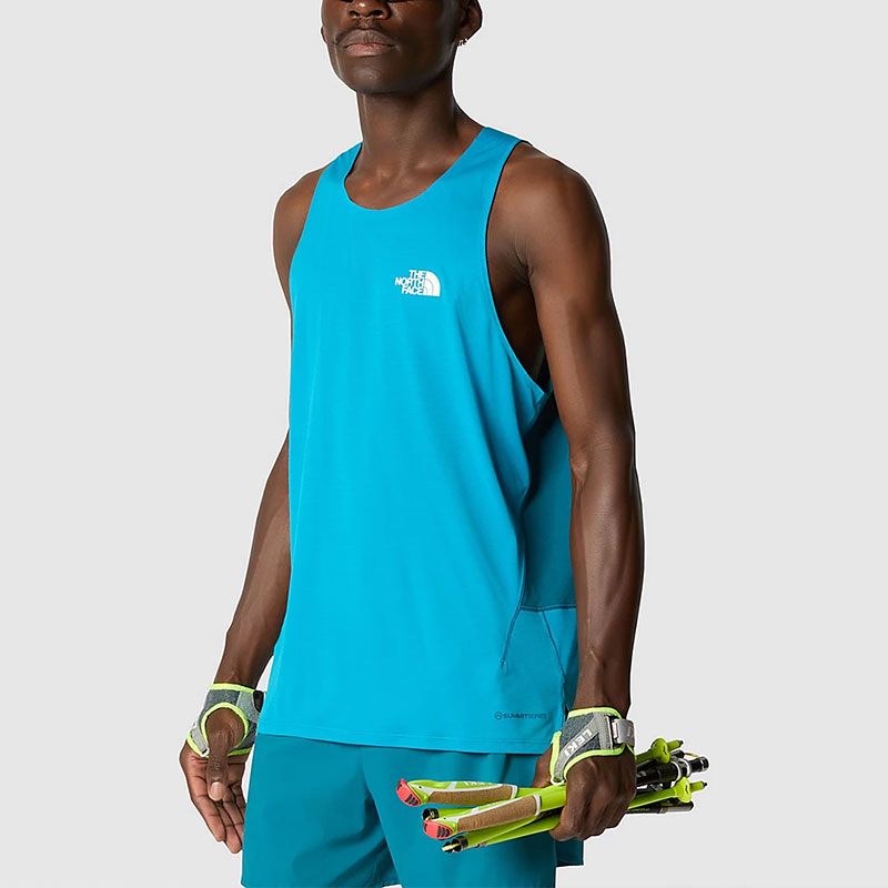 THE NORTH FACE Tank Tops Men Blue POIZON
