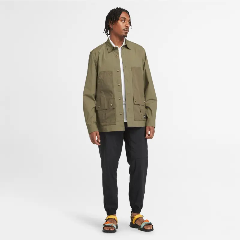 Timberland Shirt Men's Army Green-2