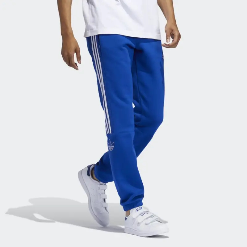 Adidas Originals Knitted Sports Pants Men's Blue-3