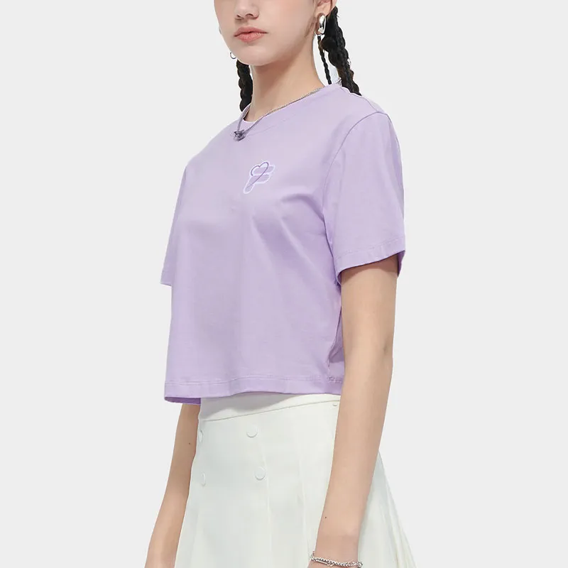 FILA FUSION T-Shirt Women's Cloud Robe Purple-3