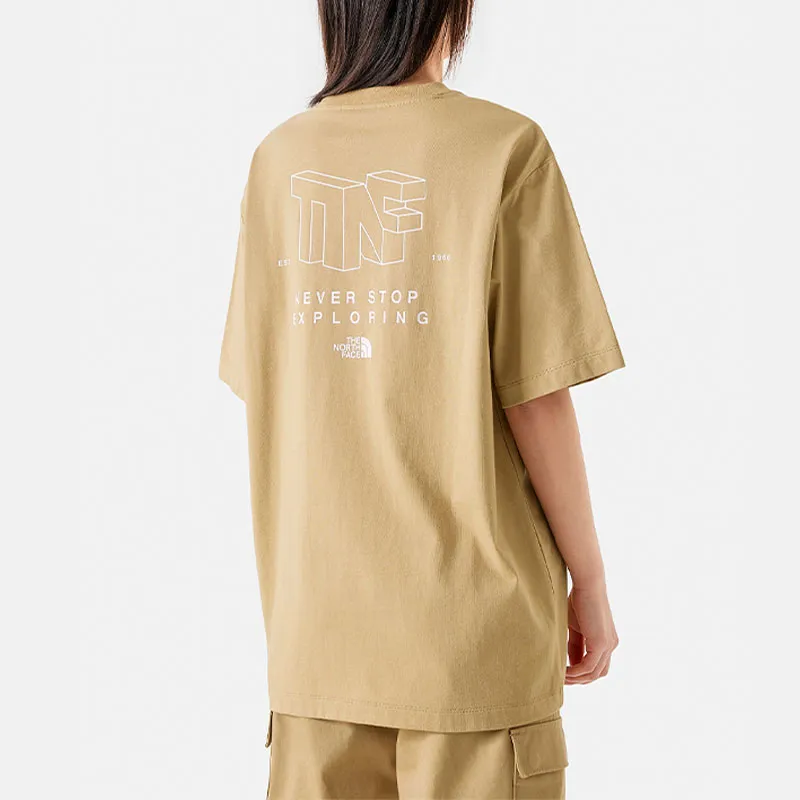 THE NORTH FACE T Shirt Unisex Khaki-3