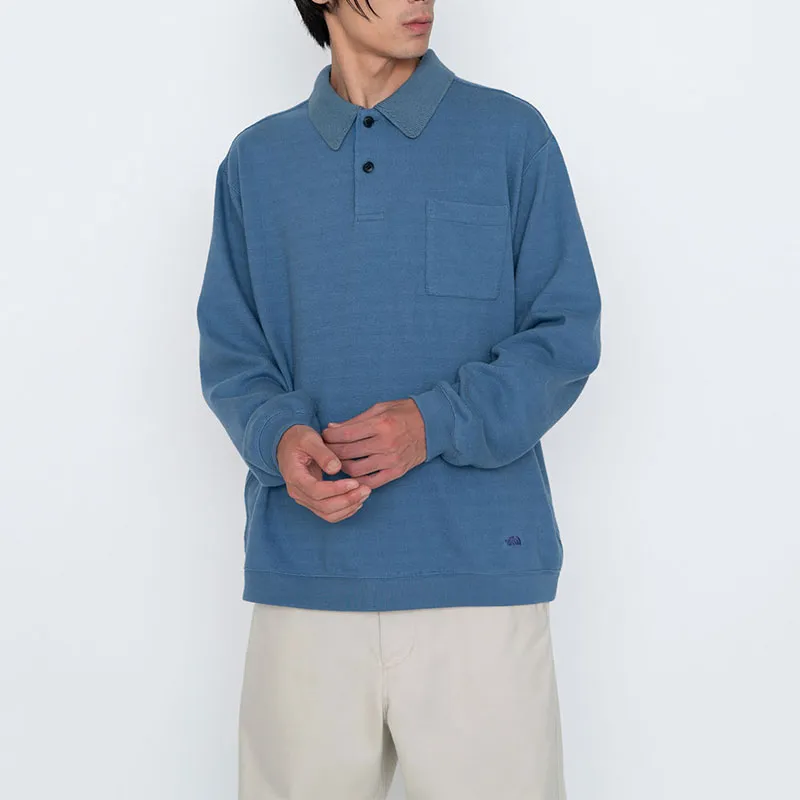 THE NORTH FACE PURPLE LABEL Polo Shirt Men's Smoke Blue-2