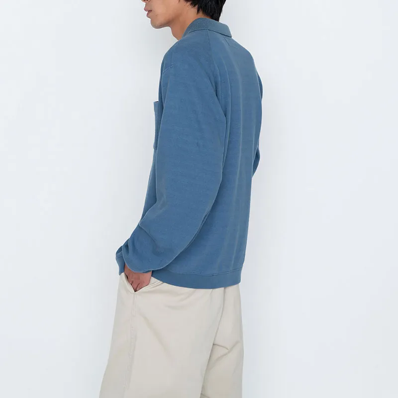 THE NORTH FACE PURPLE LABEL Polo Shirt Men's Smoke Blue-4