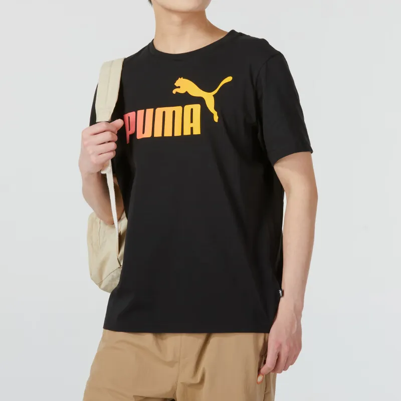 PUMA ESS T Shirts Men Black-2