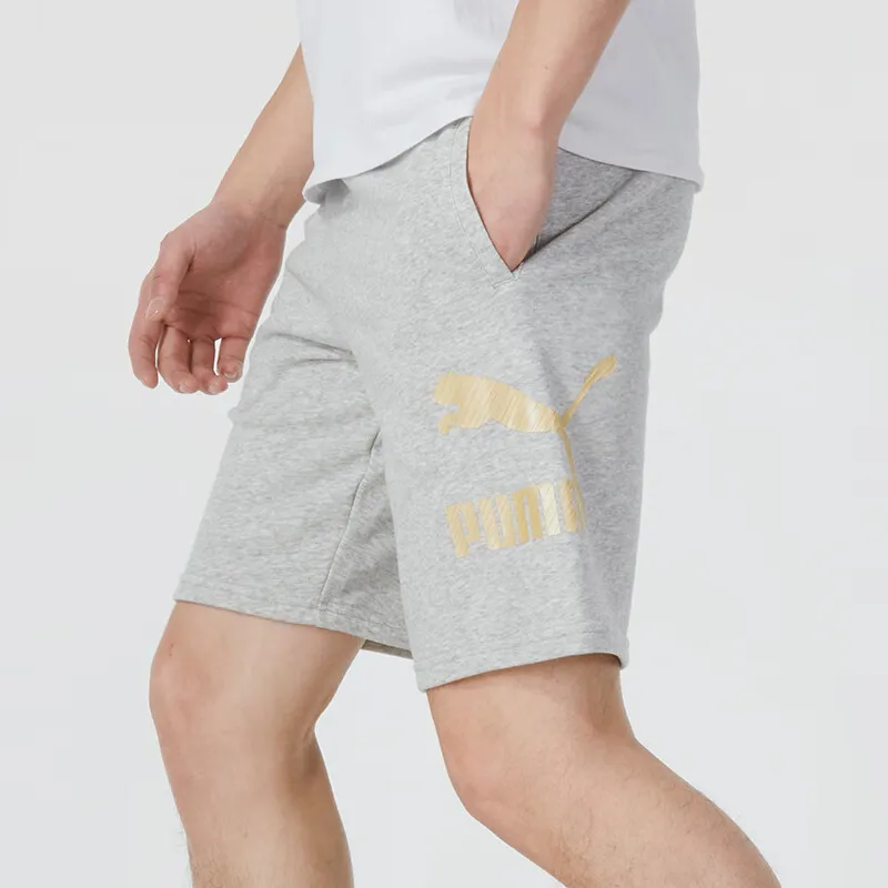 PUMA CLASSICS Casual Shorts Unisex Gray-4