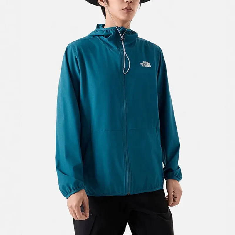 THE NORTH FACE Breathable Water Resistant Windproof Sun Protection Clothing Men's Blue-3