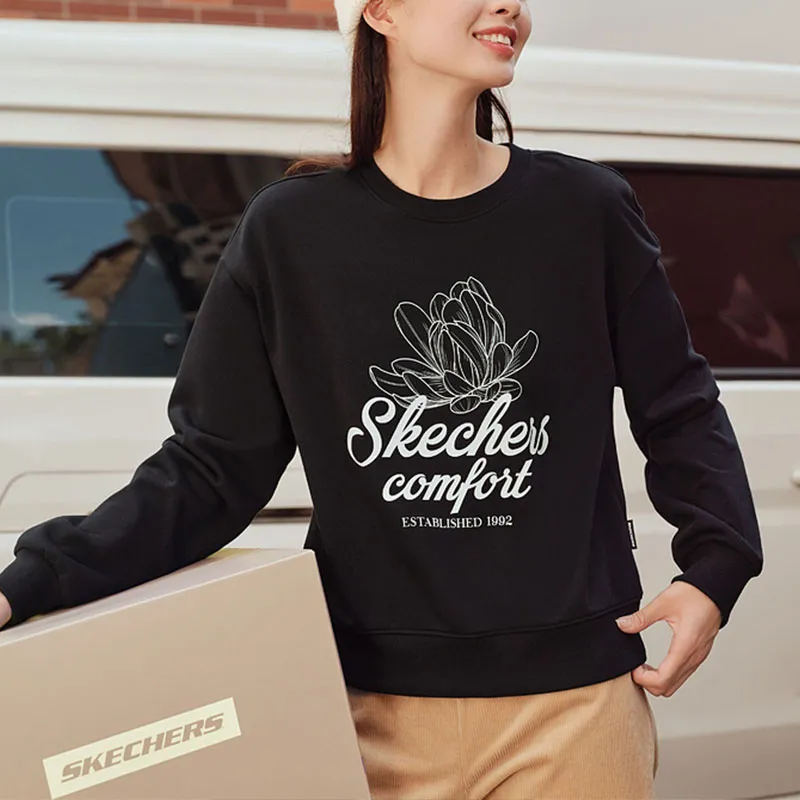 Skechers Sweatshirt Women's Carbon Black-1