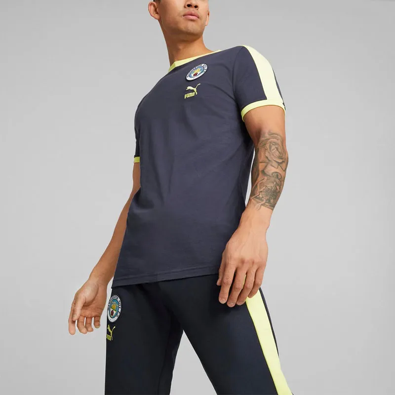 PUMA Regular T-Shirt Men's Dark Blue-4