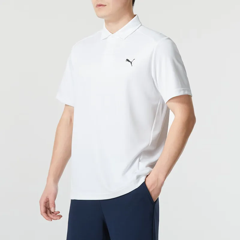 PUMA Polo Shirts Men White-1